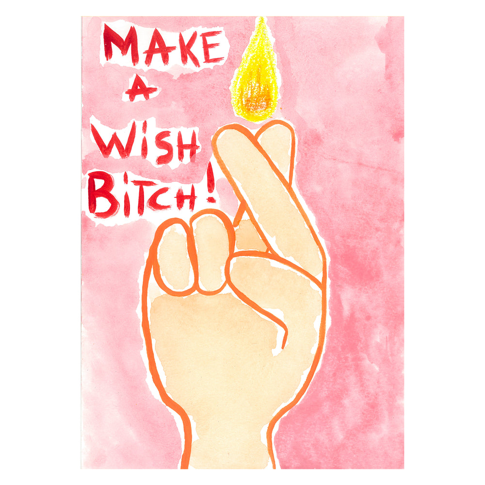 Affiche Make a Wish Bitch