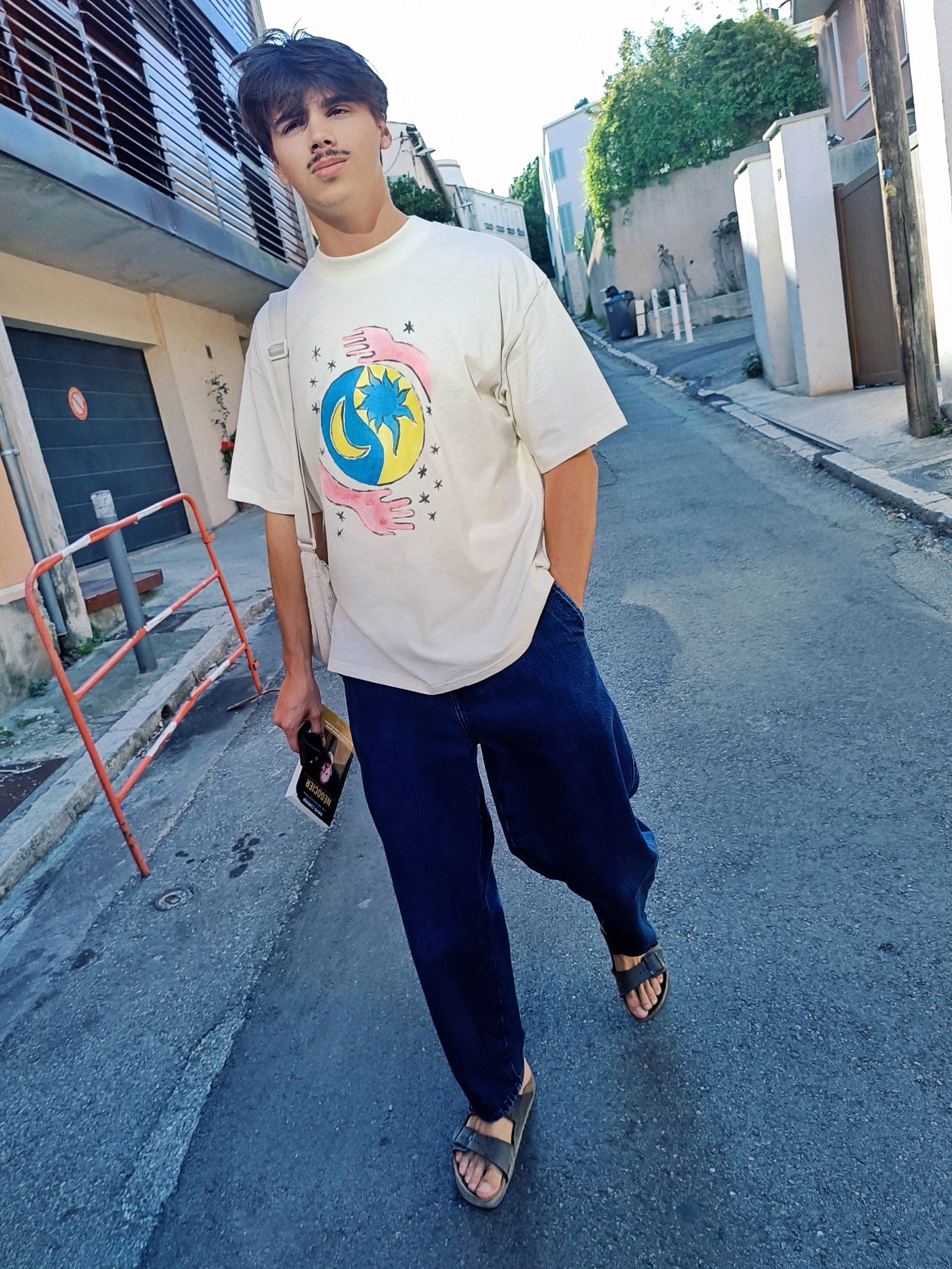 T-shirt écru Le Chariot